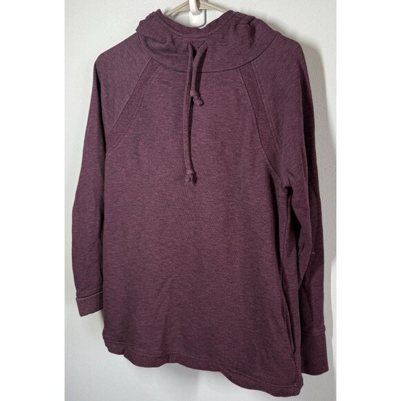 Duluth Trading Co. Women Purple Ooh-La-Loop French Terry Hoodie Sweatshirt Mediu - Picture 1 of 13